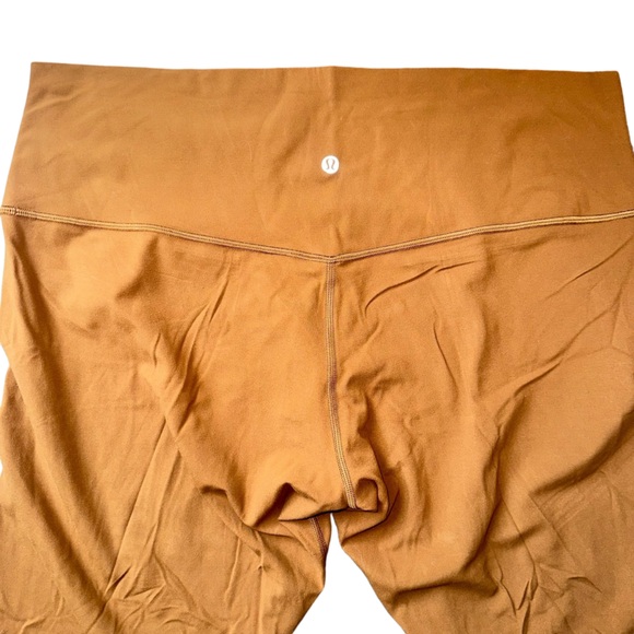 Lululemon Athletica Align High Rise Copper Brown Legging Size 18 - Picture 6 of 14